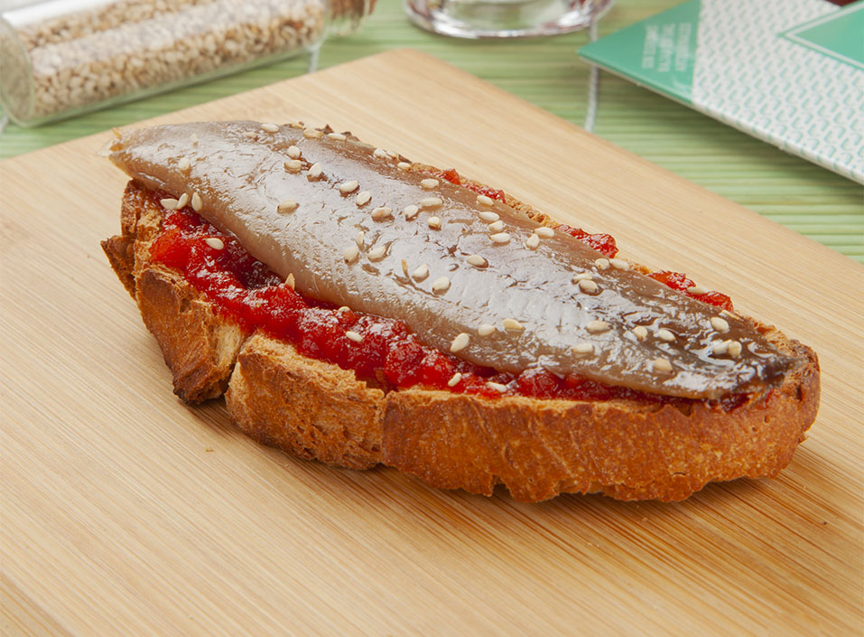 Sardina Ahumada Con Mermelada De Tomate Aquí Santoña Aquí Santoña