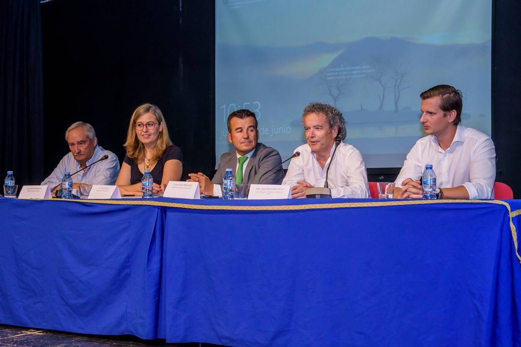 Jorge Searle Hernández en la ponencia de la presentación del Convenio de Transición Justa