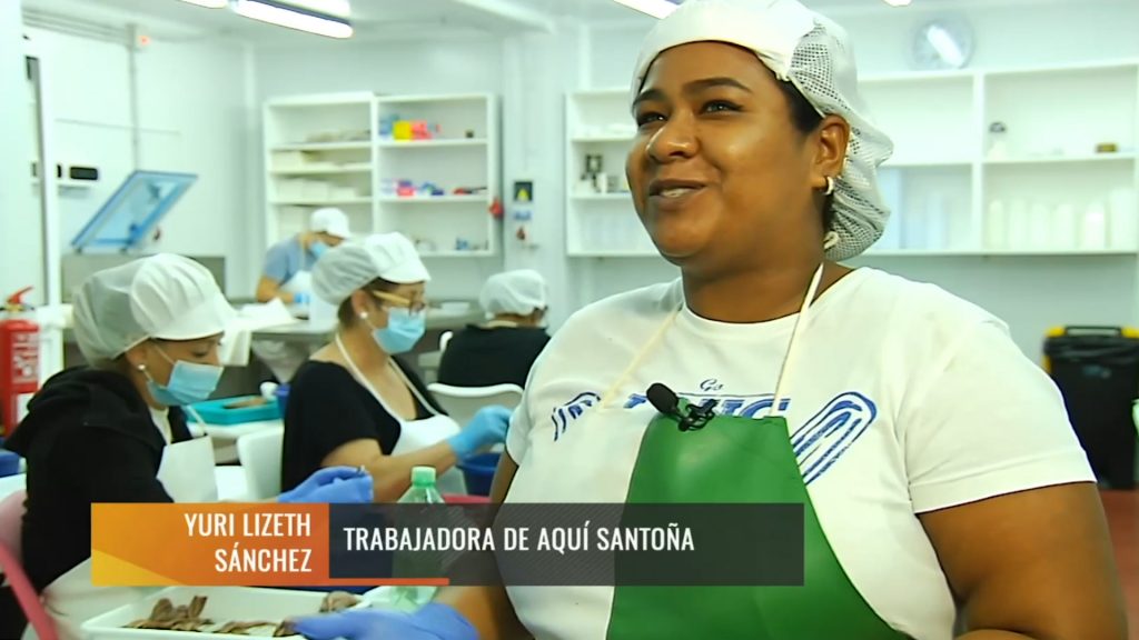 Yuri Lizeth Sánchez Trabajadora de Aquí Santoña