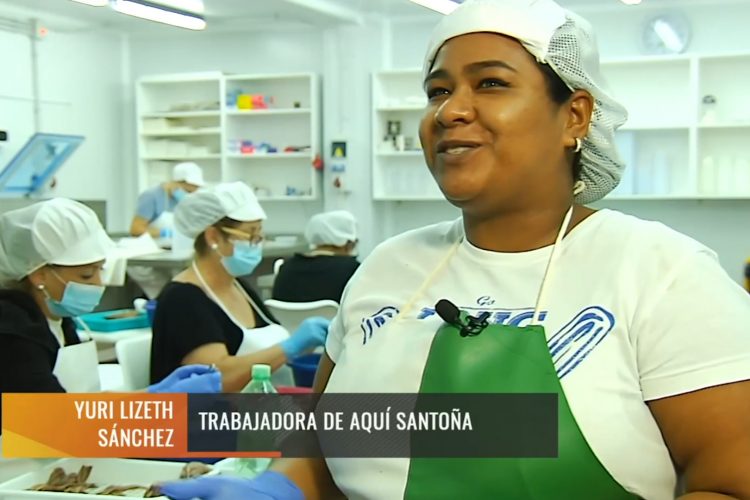 Yuri Lizeth Sánchez Trabajadora de Aquí Santoña